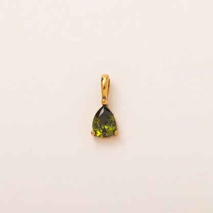 December Birthstone Pendant Necklace