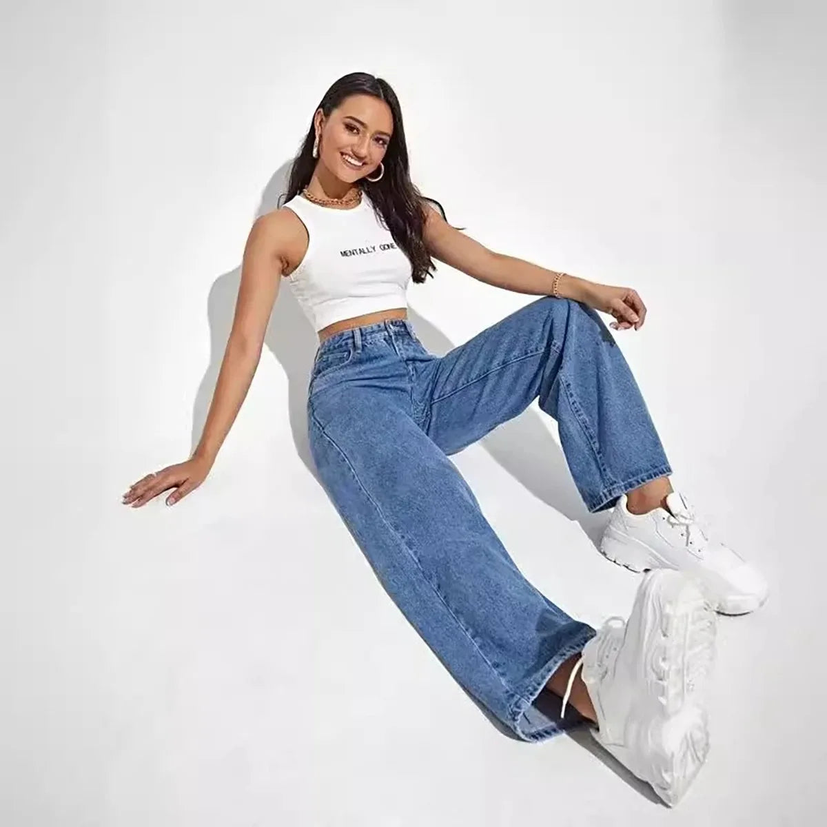 Y2K Retro High Waist Jeans