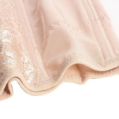 Mesh Embroidered Waist Trainer Corset