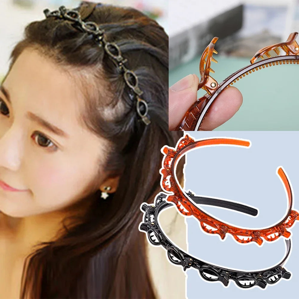 Braided Hollow Bangs Headband