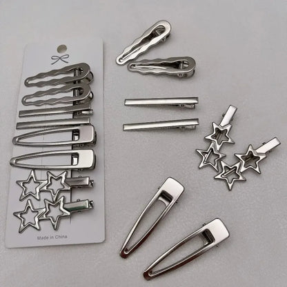 Y2K Silver Duckbill Hair Clip