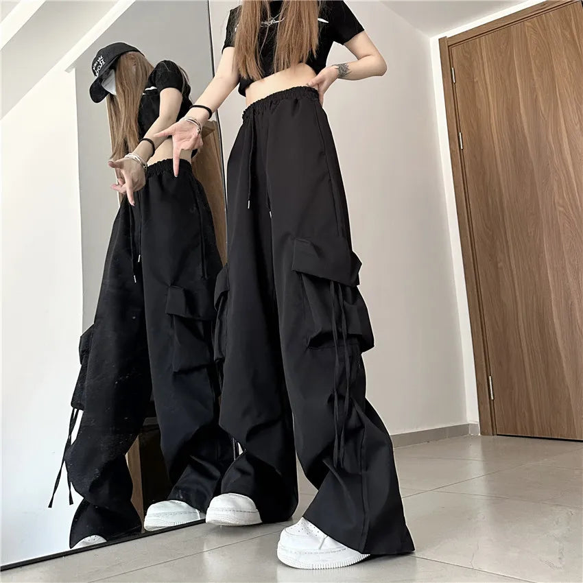 Y2K High Waist Cargo Pants