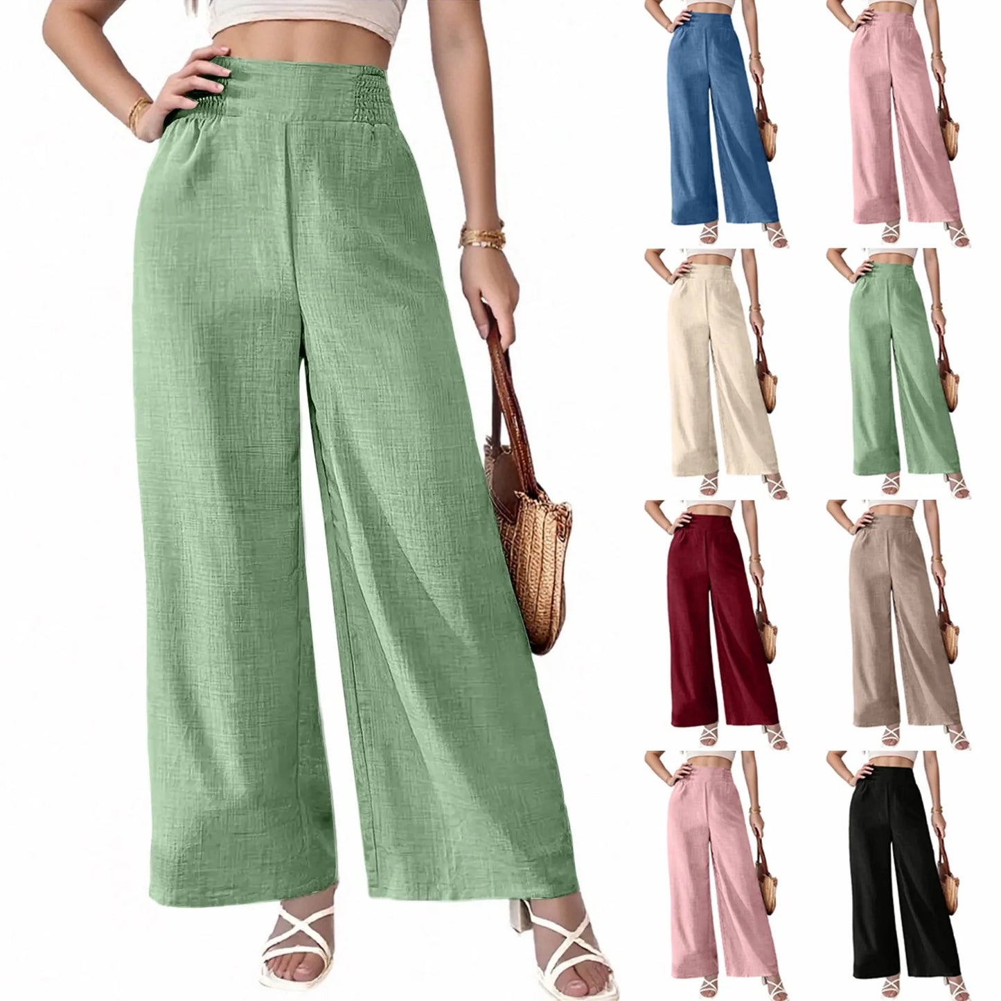 Women’s High Waist Wide Leg Pants