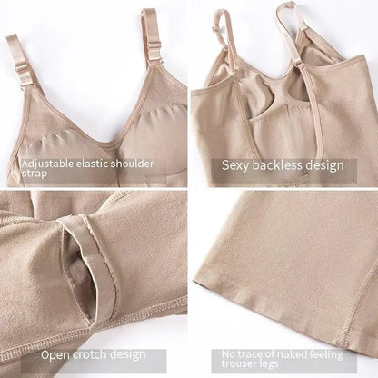 Backless Mid-Thigh Shapewear Bodysuit