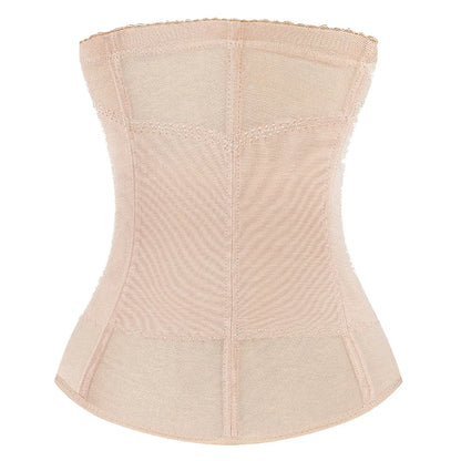 Mesh Embroidered Waist Trainer Corset