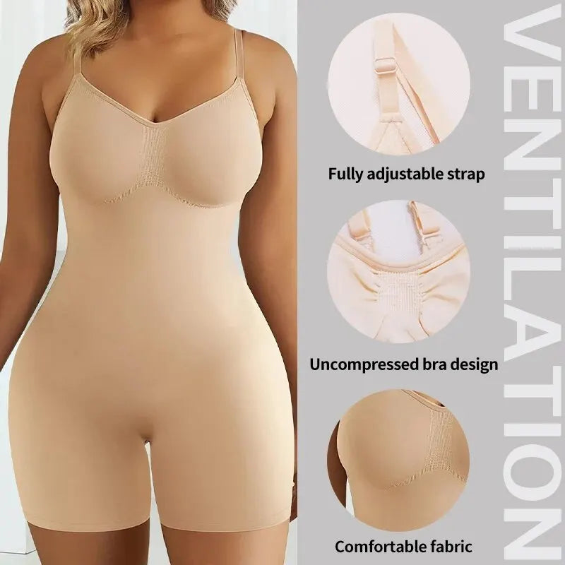 Seamless High Waist Shaper Bodysuit