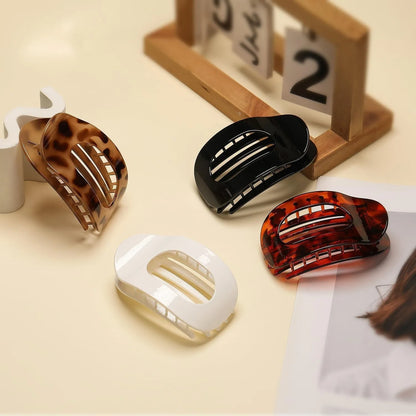 4PCS Flat Hair Claw Clips