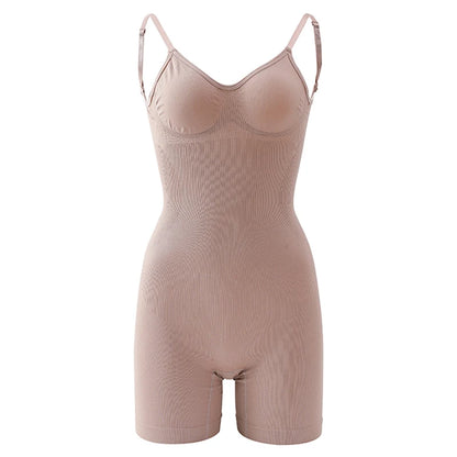 Backless Mid-Thigh Shapewear Bodysuit