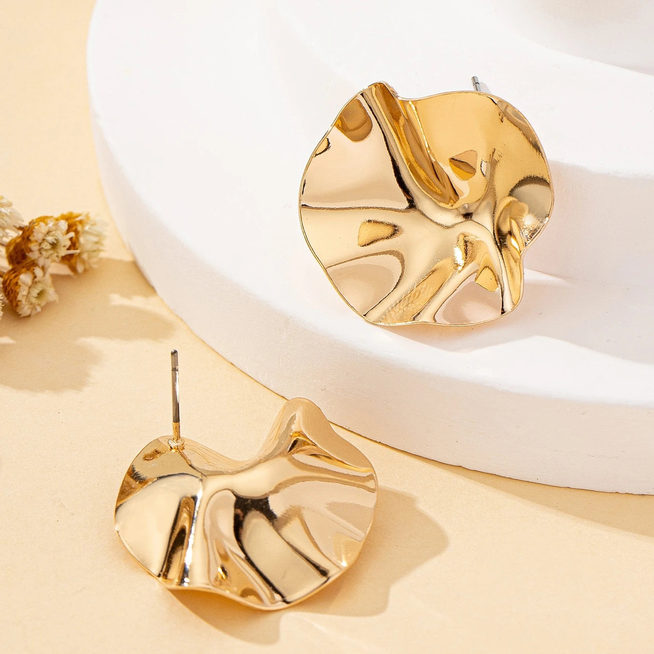 Irregular Round Metal Studs