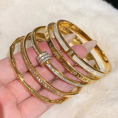Gold Zircon Daily Bracelet