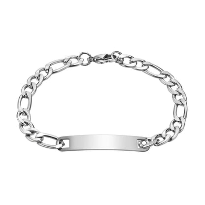 Custom Heart Engraved Bracelet
