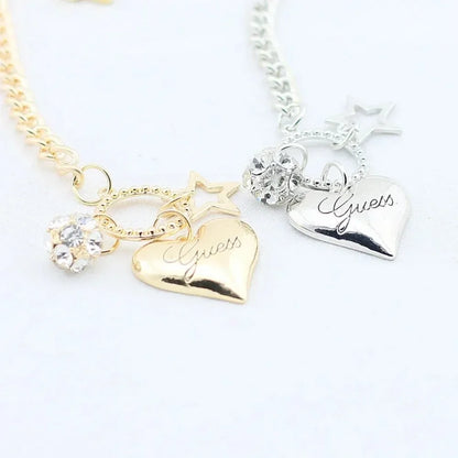 Love Heart Charm Bracelet