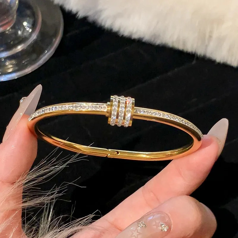 Gold Zircon Daily Bracelet