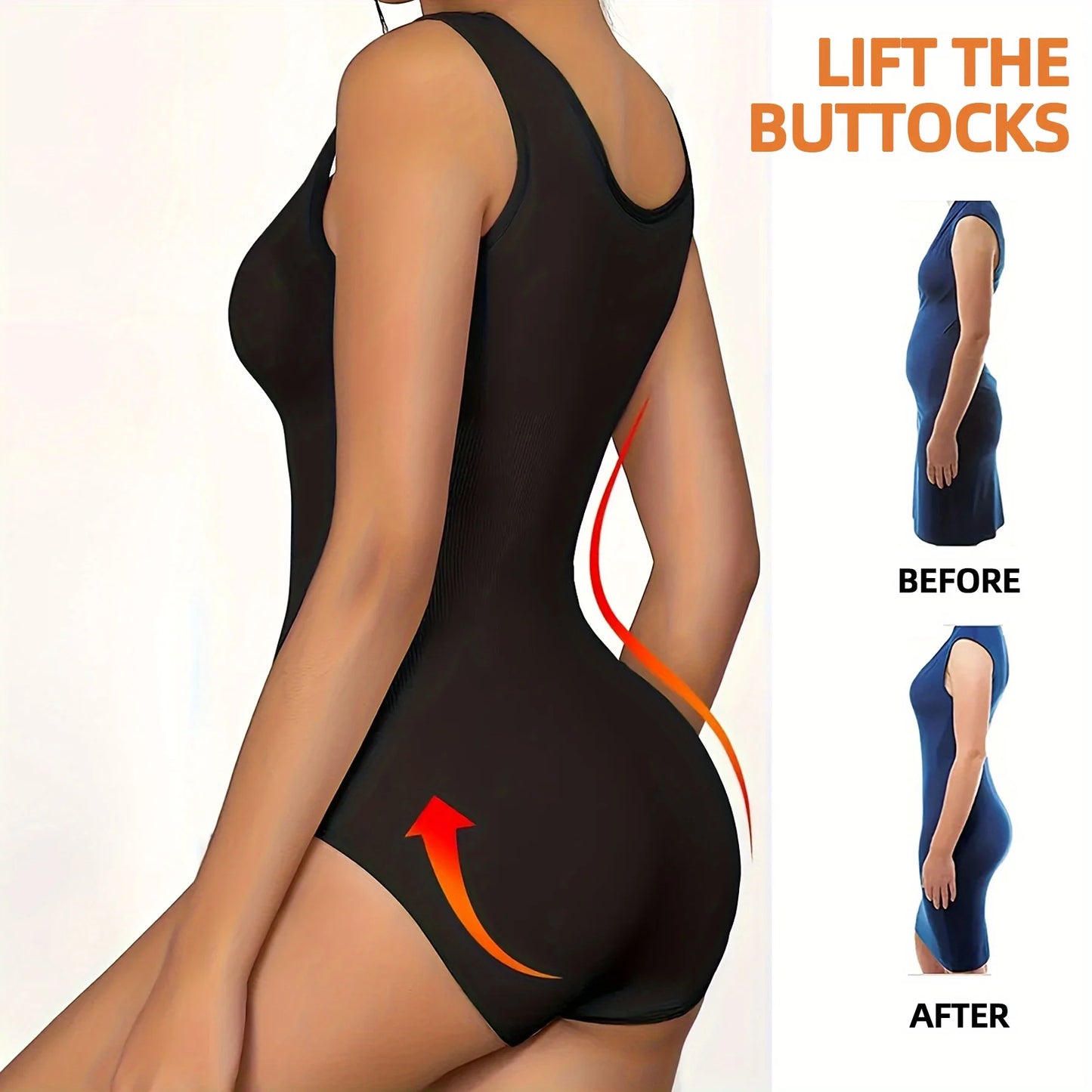 Seamless Full Body Shaper Bodysuit