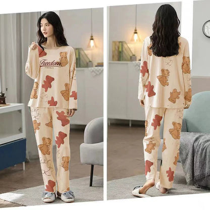 Cartoon Long Sleeve Pajama Set
