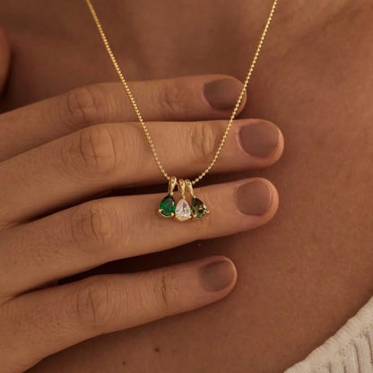 December Birthstone Pendant Necklace