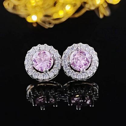 Korean Zircon Circle Studs