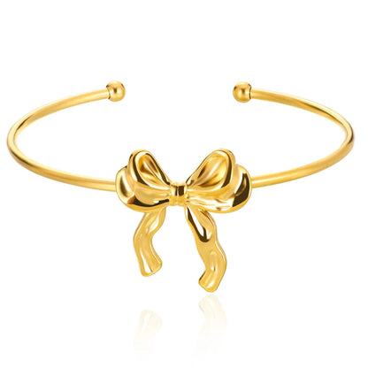 Classic Gold Open Cuff Bangle