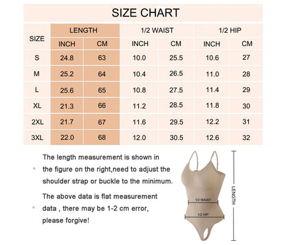 Seamless Thong Waist Trainer Shapewear