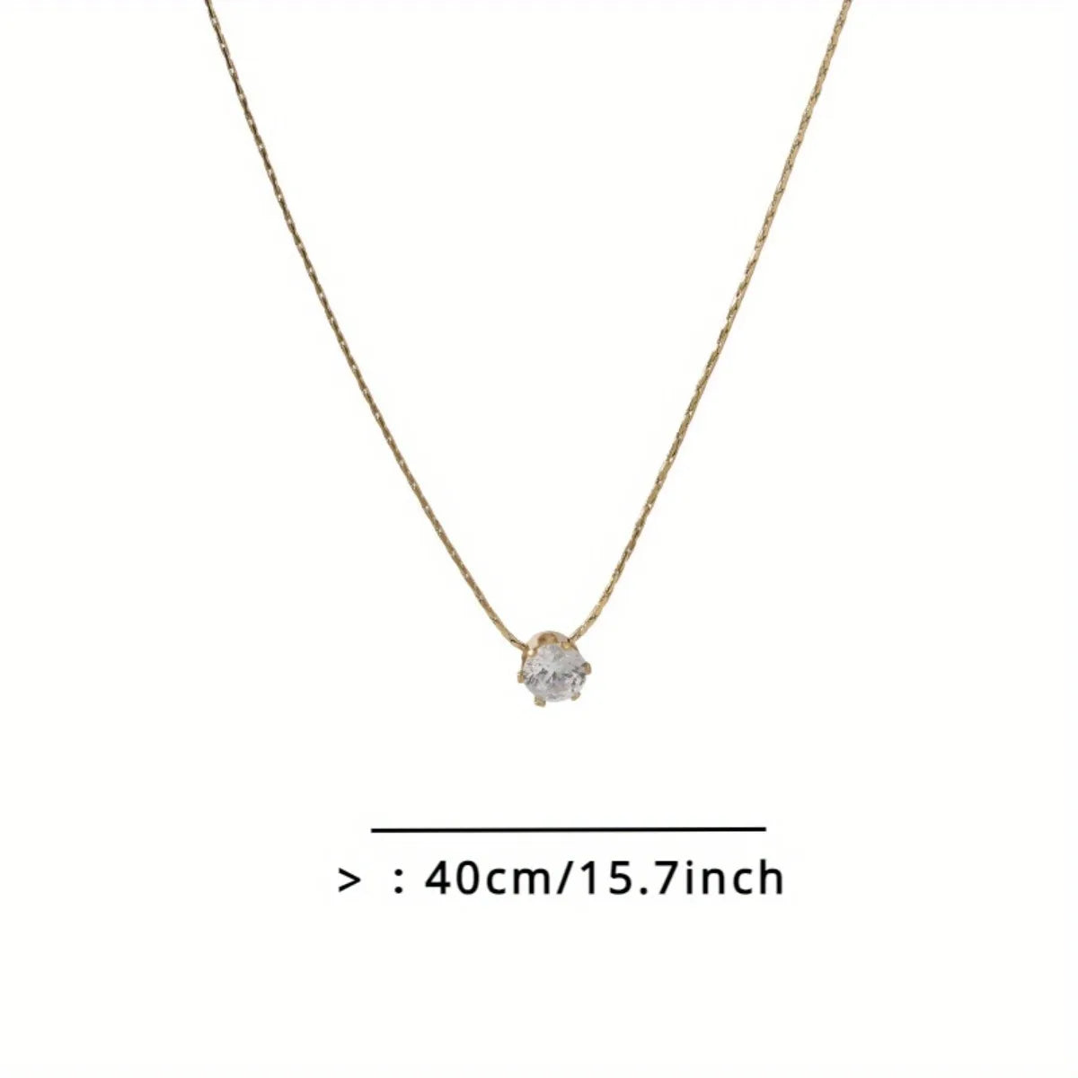 Minimal Gold Inlaid Clavicle Necklace