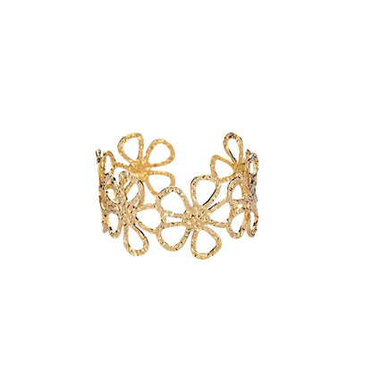 Classic Gold Open Cuff Bangle