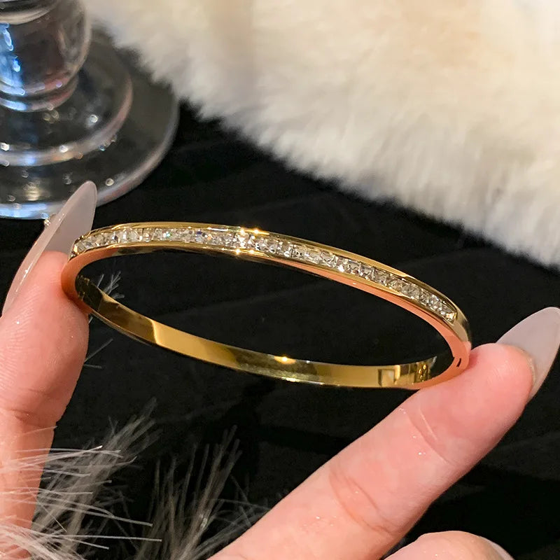 Gold Zircon Daily Bracelet