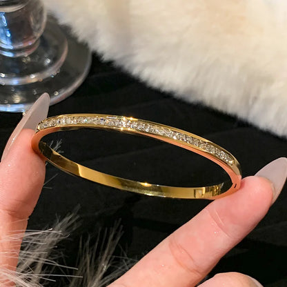 Gold Zircon Daily Bracelet