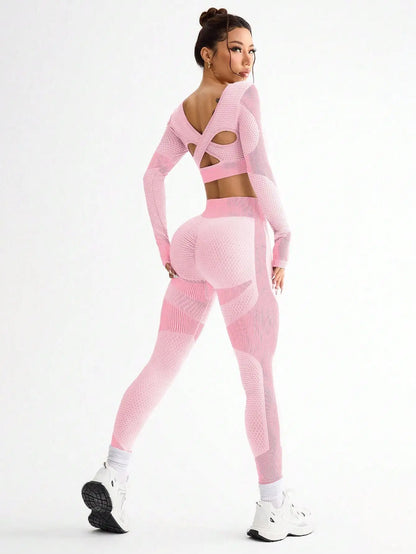 2PCS Seamless Fitness Suit