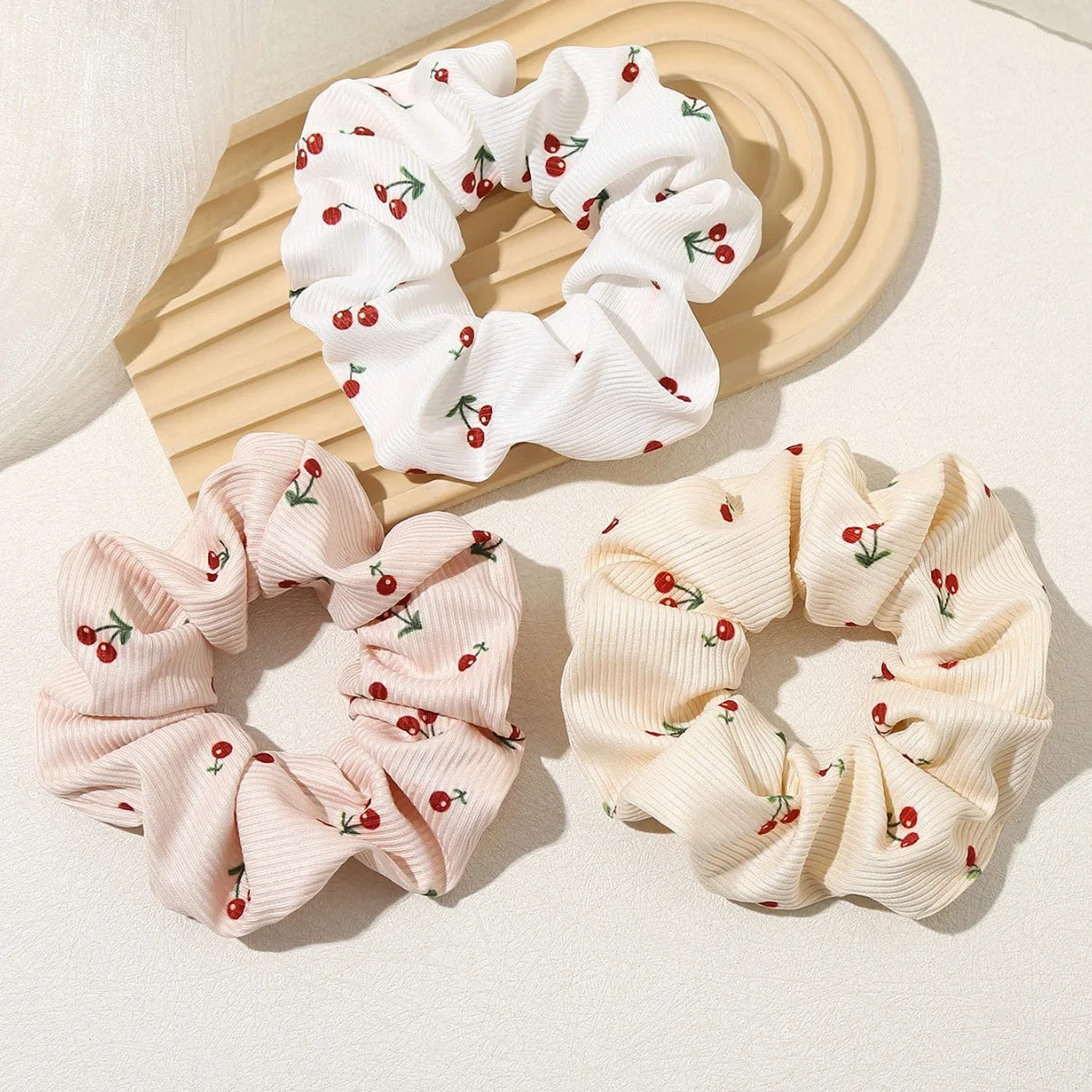 Cute Cherry Hair Scrunchie