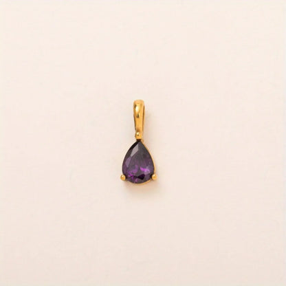 December Birthstone Pendant Necklace