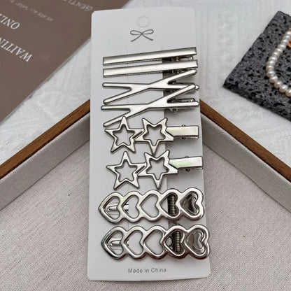 Y2K Silver Duckbill Hair Clip