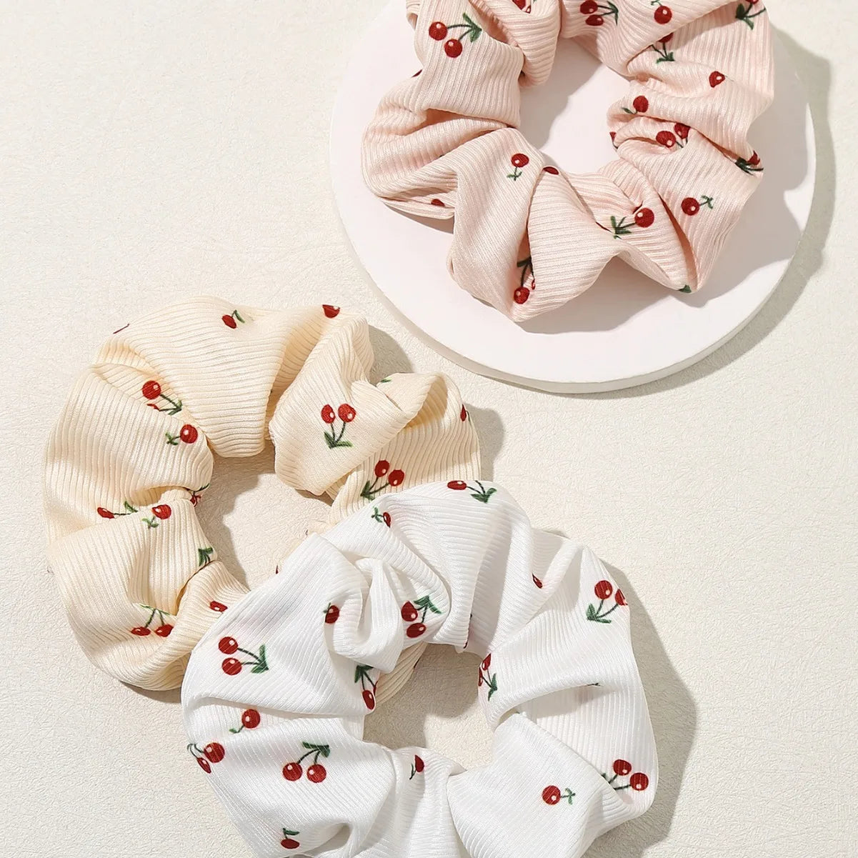 Cute Cherry Hair Scrunchie