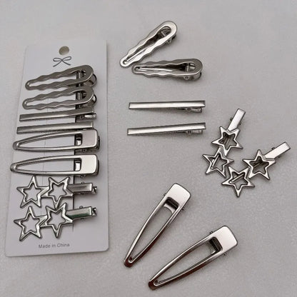 Y2K Silver Duckbill Hair Clip