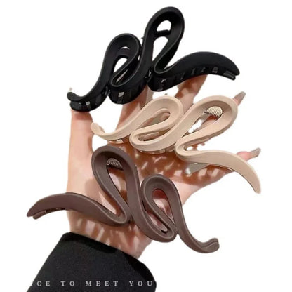 Korean Acrylic Wave Hair Claw