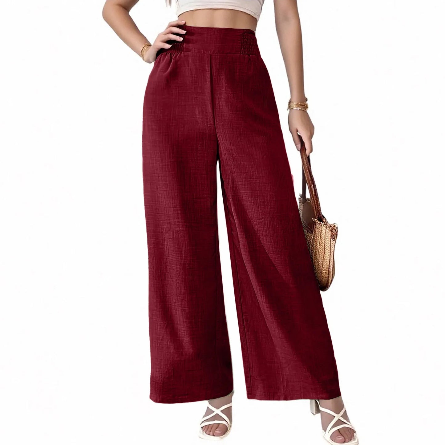 Women’s High Waist Wide Leg Pants